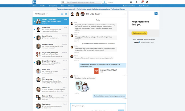 LinkedIn-prikaz